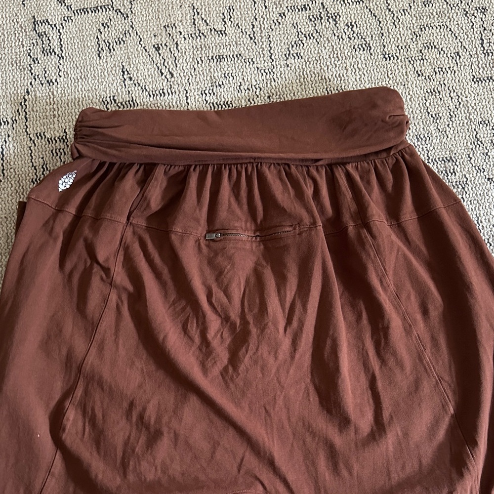 FP Wide Leg Brown Lounge Pants - Picture 3 of 3